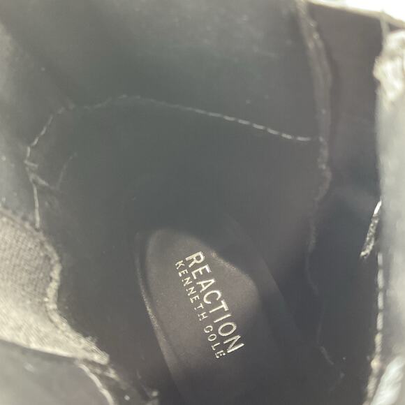 NEW Reaction Kenneth Cole Women’s Emerson Block Heel Boots Black Size 8.5M - Picture 6 of 10